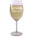 Personalized White or Red Wine Glass 18 Oz - Wedding Party Bridesmaid Mother's Day Housewarming Gifts - Custom Engraved Drinkware Glassware Barware Etched for Free