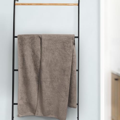 Image of Sassoon Venir Microfiber 1 Piece Kids Bath Towel 450 GSM (50x100cm, Rose Sandstone Color) Ultra Soft Material, Towel for Daily use
