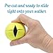 Bundle: Top Glides Pre-Cut Walker Tennis Ball Glides - 4 Pairs (Yellow)
