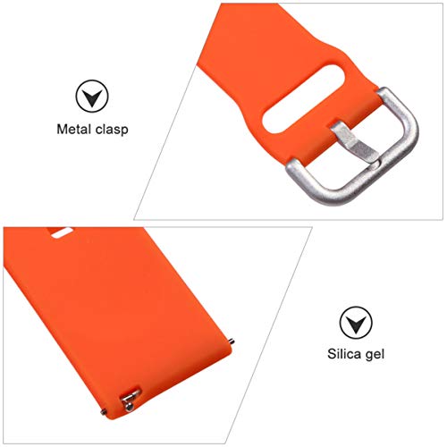 VILLCASE Pulseira de Relógio de Substituição de Silicone Pulseira de Relógio Pulseira de Pulso Macio