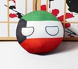 GANGKJDS 7.9inch 3.9inch Polish Ball, Country Ball, Mexico, Kuwait, Vatican City, Sudan, Croatian Country Ball, Country Ball, Various Flag Decorations(Kuwait,20cm)
