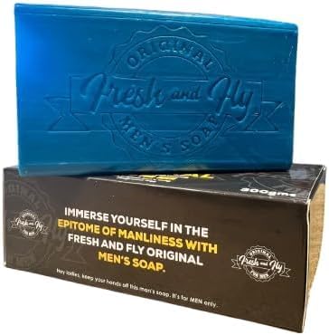 Fresh and Fly Men's Soap Bar for Face Body, Hair 300g, 4X Bigger 4X Longer, Handmade, Natural Soap Bar, Organic, Moisturizing - Image 2