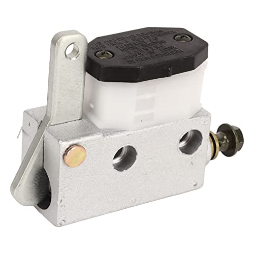 Walmeck Bomba de Cilindro Maestro de Freno Construcción Metálica Instalación Simple 12.8 para Go Kart ATV UTV