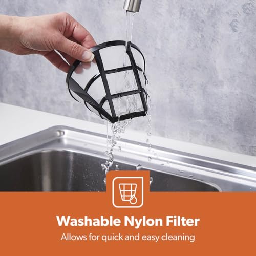 GEEPAS 1.5L Filter Coffee Machine | 800W Coffee Maker for Instant Coffee, Espresso, Macchiato & More | Boil-Dry Protection, Anti-Drip Function, Automatic Turn-Off Feature