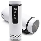 ZLPTEAM Portable Insulin Cooler with USB Charger - Diabetic Travel Medication Cooler, Car Refrigerator for Medicine Storage, Compact Cooling Organizer (Requires Continuous Power) White