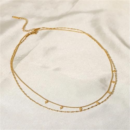 Collier chaîne en acier inoxydable anti-ternissement pour éviter les allergies - 4