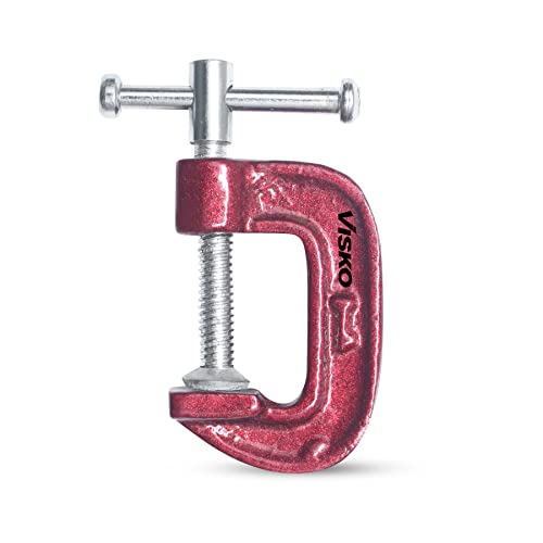 VISKO 325 10" G -Clamp | Woodwork Building | Multipurpose Hand Tool | Home Appliance | Red- Black Color |