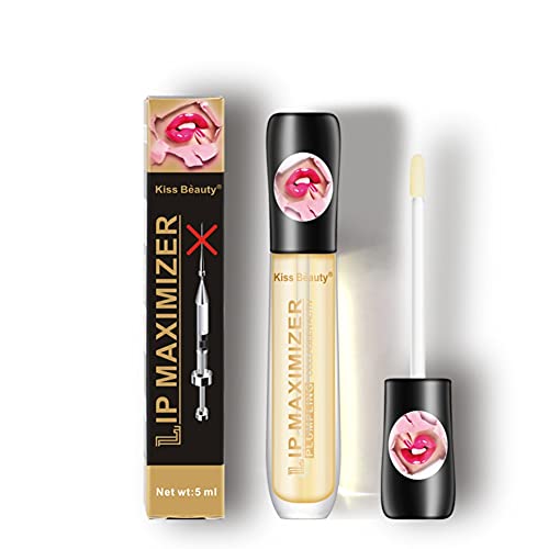Reddhoon Lip Plumper, Lip Enhancer, Natural Plumping Lip Serum for Fuller Lips, Hydrating and Reduce Fine Lines, Increasing Elasticity, Moisturizing Fuller Lip Plumping Lip Gloss for Women Men