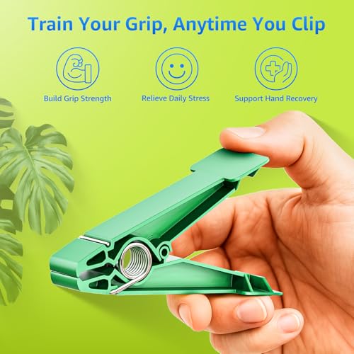 FitBeast Finger Exerciser Set – 5 Resistance Clips for Hand Therapy, Grip Strength & Dexterity – Ideal Finger Strengthener for Rehab, Stroke Recovery, Arthritis, Seniors & Athletes - Image 4