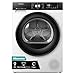 Hisense DH3S902BW3 - Secadora, 9 kg, Secado Auto Dry, Secado Rápido, Secado Anti Arrugas, Secado Allergy Care, Secado Anti Enredos, Estante de Secado, Blanco