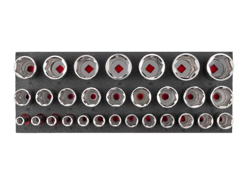 Image of TEKTON 1 /2 Inch Drive 6-Point Socket Set, 29-Piece | SHD92803