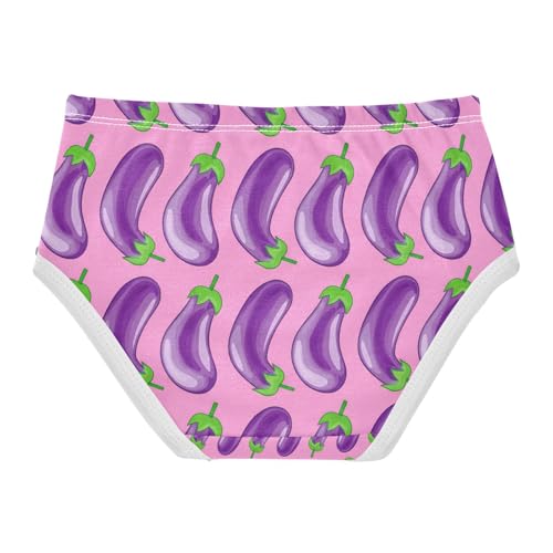 Colorful Eggplants Toddler Girls's Underwear 2T 202c12062