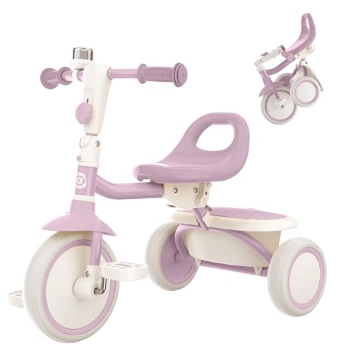 Image of besrey Toddler Tricycle with Bell, for Ages 18 Months to 5 Years