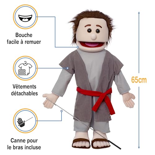 Marionnette 25 Shepherd Full Body Puppet pour capter l'attention en classe - 3