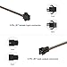 BTF-LIGHTING 5 PCS JST SM 3PIN V Shape 1 to 2 Connectors for 3 Pin SMD WS2812B WS2811 WS2812 WS2814 SK6812 FCOB WS2811 IC Addressable LED Strip Female Male 15CM 22AWG Wire
