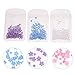 Beavorty 25packs Flower Nail Art Charms Elegant Floral Nail Decorations for Manicure for All Occasions
