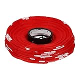 Cabilock 1個 桜灯篭 ちょうちんぶら下げ 中国のランタンの花 屋外ランタンライト 家の装飾 和風吊り飾り ランタンペンダント シルクランタン 日本のランプ ぶら下げ提灯屋外 絹布 赤