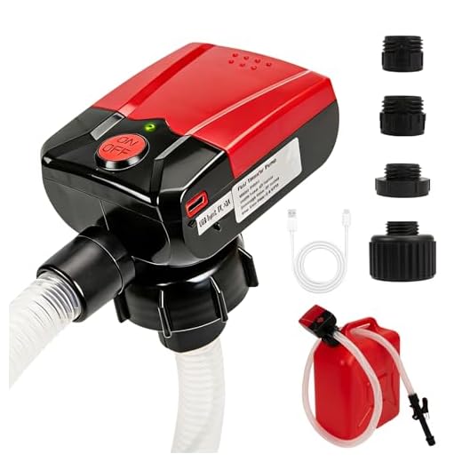 Portable Fuel Transfer Pump with Auto-Stop