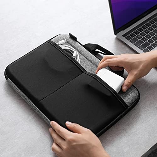 tomtoc 16 inch Laptop Sleeve, Hardshell Shoulder Case for 16-inch New MacBook Pro M2 M1 Pro/Max 2021-2019 A2780 A2485, Organized Shoulder Bag with Tablet Pocket for Up to 12.9 Inch iPad Pro