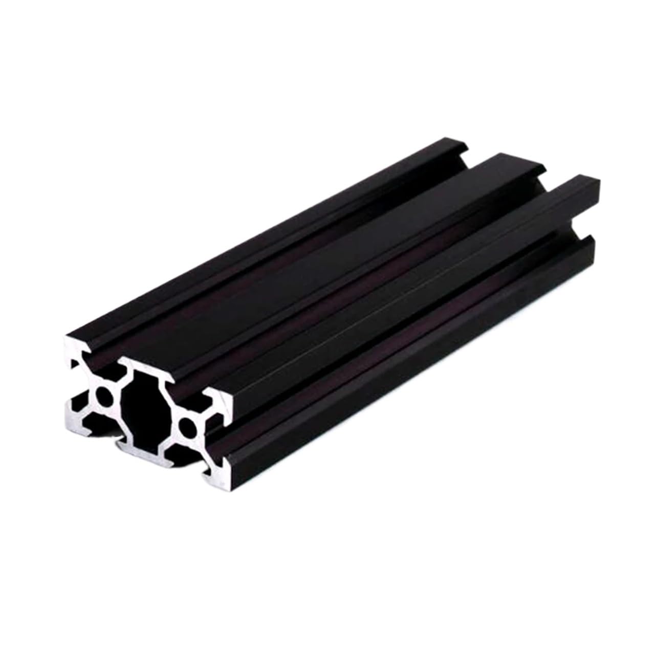 Guida lineare con scanalatura a V nera 2040 standard europeo for estrusione di profili in alluminio da 100-800 mm for stampante 3D CNC(400mm)