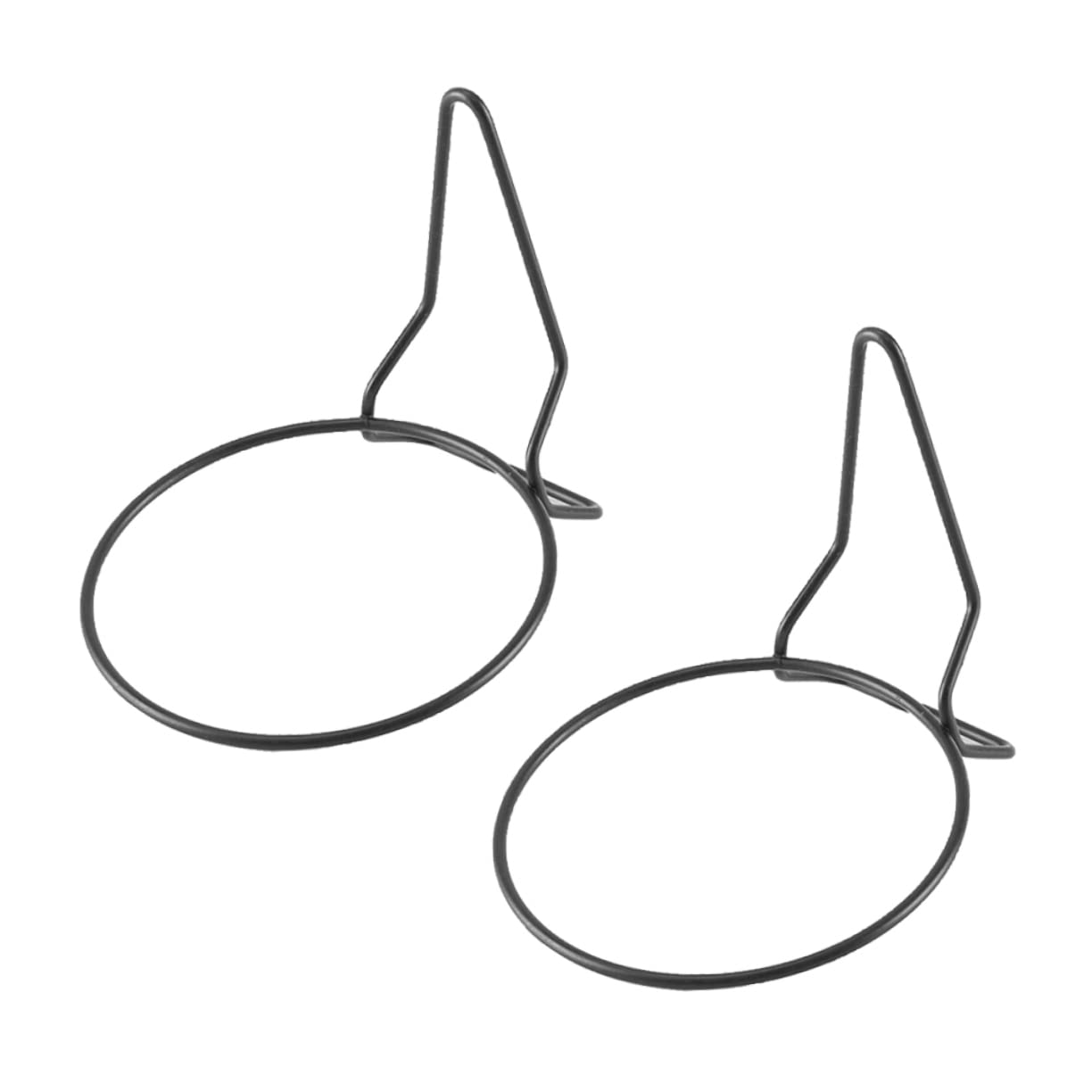 BESPORTBLE 4pezzi Supporto Per Fioriere Ferro Battuto Porta Piante Sospeso Da Appendere Per Balcone Giardino e Interni Nero