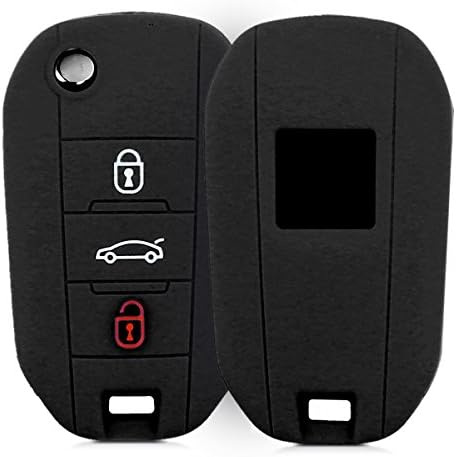 kwmobile Pokrowiec na klucze kompatybilny z Peugeot Citroen - czarny