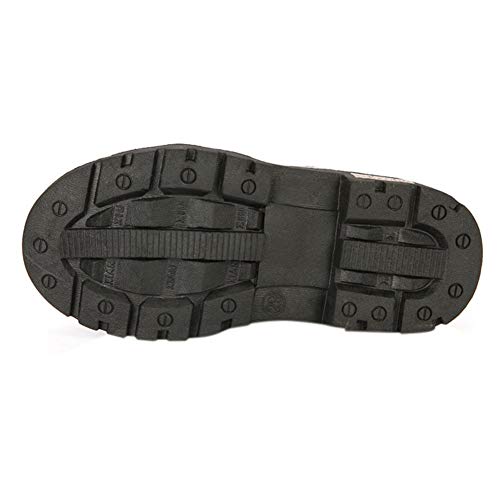 Kids Ankle Boots Boys Girls Waterproof Outdoor Combat Shoes Black 2.5 M US Little Kid4