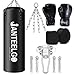 Boxsack Hängender Typ und Ungefüllter Boxsack Erwachsene JanTeelGO 100cm Langlebig PU-Leder mit Montagekette und Deckenhaken für MännerDamen Jugendliche,MMA Kickboxing Muay Thai Karate Schwarz Lang Lang günstig Kaufen-Boxsack Hängender Typ und Ungefüllter Boxsack Erwachsene JanTeelGO 100cm Langlebig PU-Leder mit Montagekette und Deckenhaken für MännerDamen Jugendliche,MMA Kickboxing Muay Thai Karate Schwarz