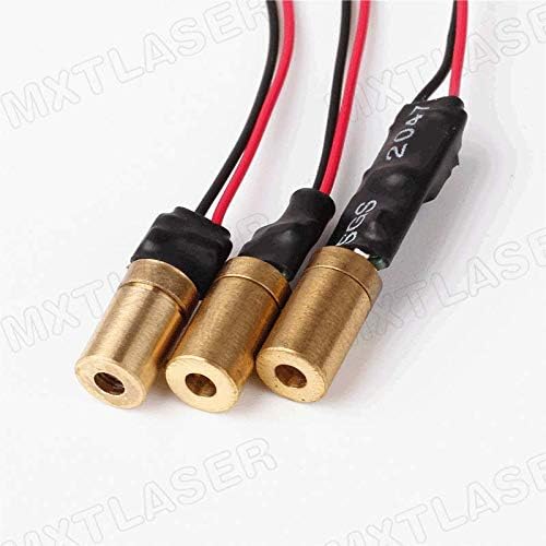 High-End D6mm 520nm 1mW 5mW Glass lens Green Dot Laser Module 3V Laser Diode Industrial Grade
