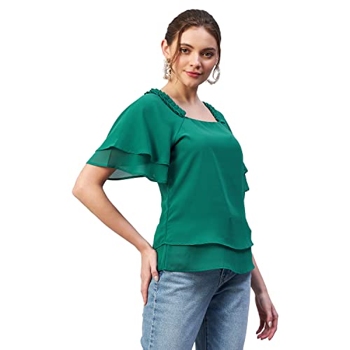 Image of Rare Women's Solid Regular Fit Blouse