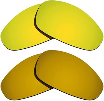 Bronze Gold&24K Gold Mirrored Replacement Lenses for Oakley Juliet Polarized
