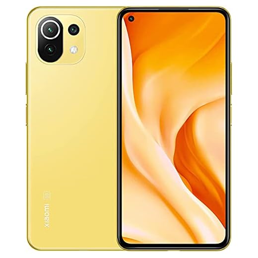 Xiaomi Mi 11 Lite 5G - Smartphone 128GB, 8GB RAM, Dual Sim, Citrus Yellow