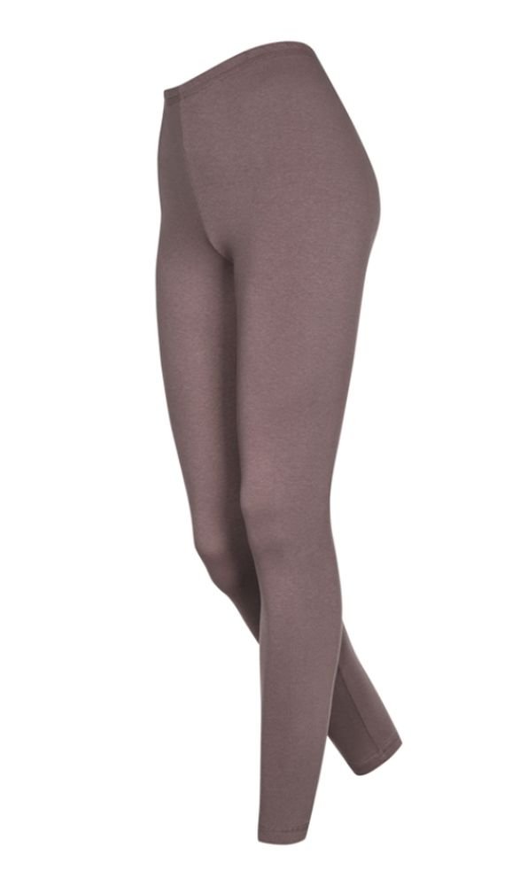 Lot de 2 leggings pour femme en coton stretch fabriqué en UE – Yoga Sport – Legging opaque noir pour femme, beige, XXXXL