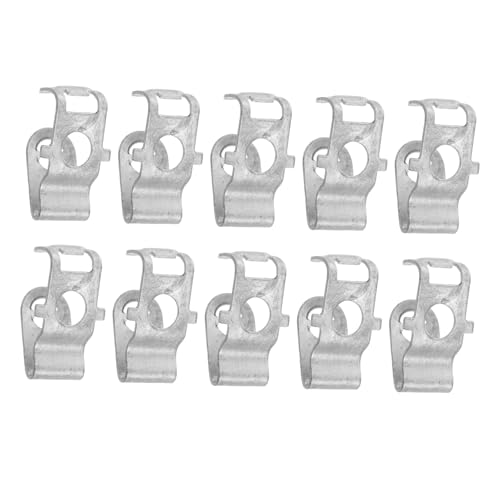 Alipis Placa de Fijación Tornillos 10 Piezas Metal Hebillas Soporte U para Motor