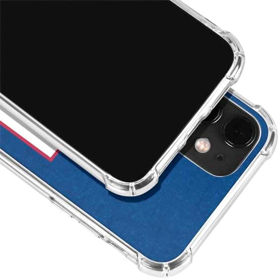 Skinit Clear Phone Case Compatible with iPhone 12 - Officially Licensed NFL New York Giants Distressed Design
