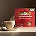 Twinings English Breakfast Black Tea Individually Wrapped Bags, 50 Count (Pack of 6), Flavourful, Robust, Caffeinated, Enjoy Hot or Iced, 300 Teabags