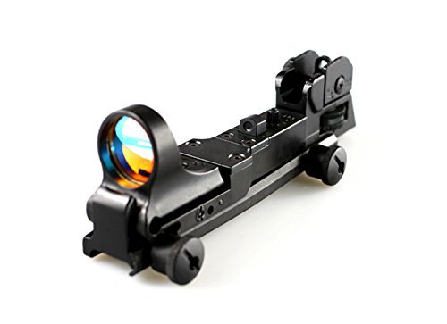 FIRECLUBXWXS Mechanical Tactical Red Dot Scope with Iron Sight