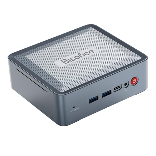 Irfora U58 Mini PC Desk Computer with AMD Ryzen™ 7 5800U Processors 16G DDR4 Dual Channel 512G SSD Storage 8 Cores 16 Lines Threads Up to 4.4 GHz Port Tle Screen 4K Resolution Win11/Ubuntu