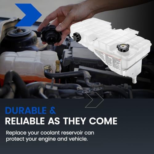 SYKRSS Engine Coolant Reservoir Tank 603-5403 Compatible with Kenworth 2008-2017 W900 T800 Compatible with Peterbilt 389 388 386 385 384 382 377 367 365 348 Replace T1673008 N5346001 Coolant Reservoir — view 6