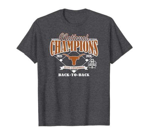 Texas Longhorns National Champs 2026 Softball WCWS Repeat Tees T Shirts for Women