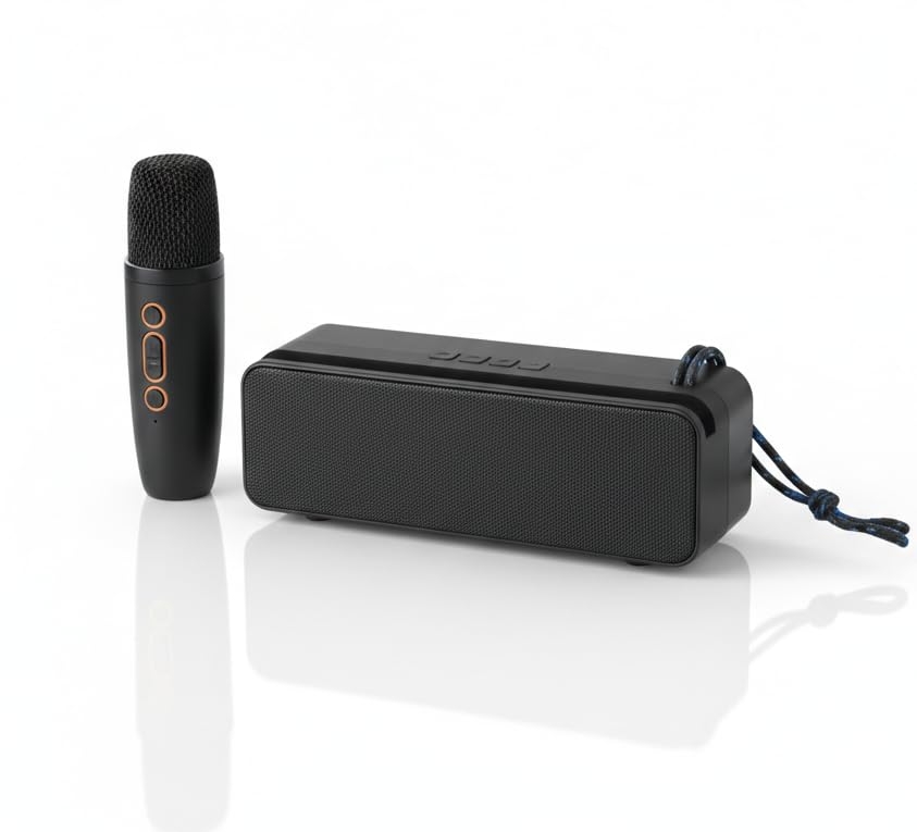 Image of PerfX Trending Wireless Karaoke Speaker with Mic,10W Output,TWS & Type C Fast Charging 8 W Bluetooth Speaker