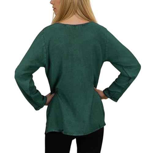 Agan Traders 2025 Summer Long Sleeve Embroidered Blouses - Medieval Bohemian Fall Tops - Vintage Tunic Women's Blouses Kurta2