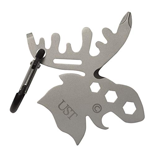 Image of UST Tool-a-Long Multi-Tool Carabiners with Durable, Compact Stainless Steel Construction for Hiking, Kayaking, Camping, Travel and Outdoor Survival