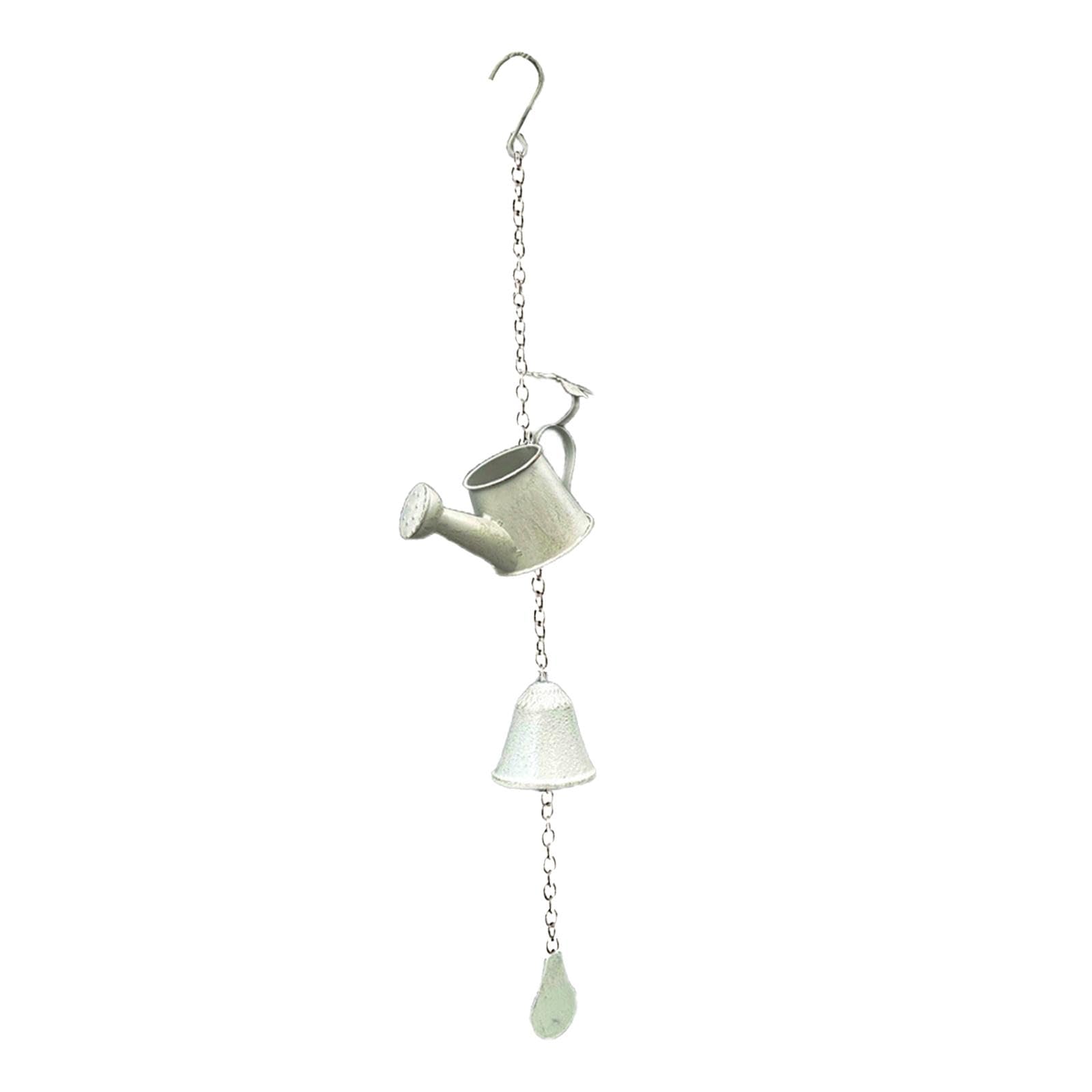 Watering Can Iron Wind Chime Housewarming Gift Windbell for Home Porch Decor White|Home & Garden | Yard, Garden & Outdoor Living | Garden D?©cor | Wind Chimes-image-7