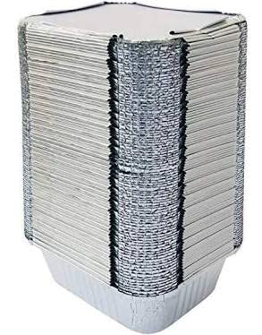 VLG Aluminium Silver Foil Food Storage Disposable Containers with Lid for Kitchen (250ml, 50) (B09QLFFWRQ) Amazon Price History, Amazon Price Tracker