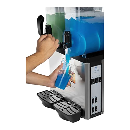 Royal Catering Slush-Eis-Maschine Slushie Maker RCSL 2/12 (2 x 12 L, 500 W, -2 bis -3 °C, BPA-frei, 8-12 Stunden Arbeitszyklus) – Bild 5