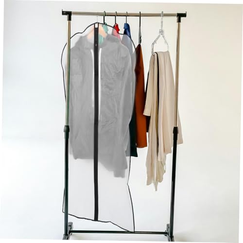 5pcs Reusable Garment Protection Bags Peva Dust Covers for Clothes Suits and Coats for Home Travel and Hotel Storage Multifunctional Wardrobe Organizers 6