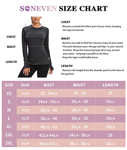 Women's Thermal Compression Shirt Long Sleeve Running Shirt Moisture Wicking Athletic Shirts With Thumb Holes (Black,Medium) #TOP4