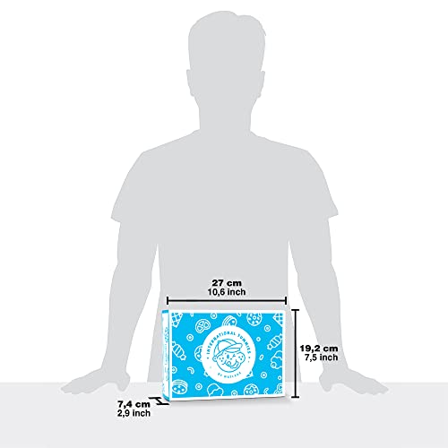 Maxi-International-Snack-Box-Premium-Exotic-Foreign-Snacks-Unique-Snack-Food-Gifts-Included-Blue-Cosmic-Space-Theme-Candies-from-Around-the-World-20-Full-Size-1-Bonus-Snacks