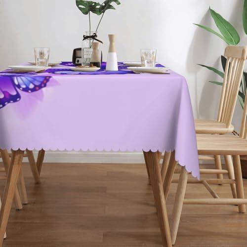 Nappe rectangulaire imperméable anti-tache pour table de cuisine - 4
